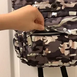 Steve Madden Black / Grey / Silver Army Backpack Steve Madden | Bags | Steve Madden Black Grey Silver Army  main image 2